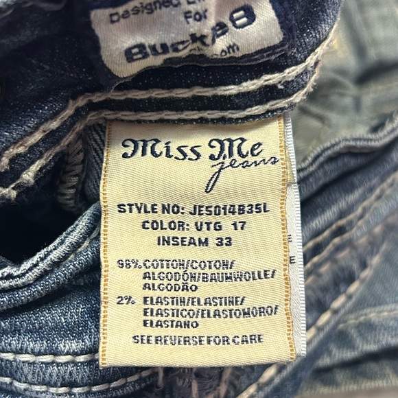 Miss Me Light Wash Bootcut Jeans - Picture 5 of 5